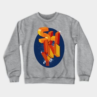 Shiny Crewneck Sweatshirt